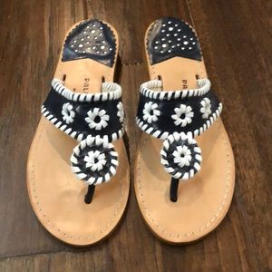 Palm Beach Navy Sandals NWOT